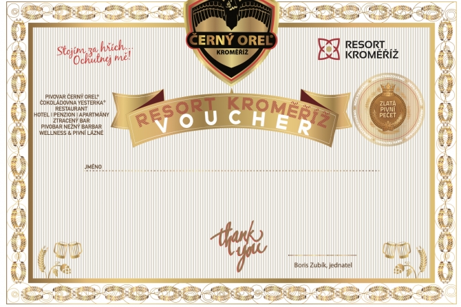 Univerzální poukaz 1000,- Kč